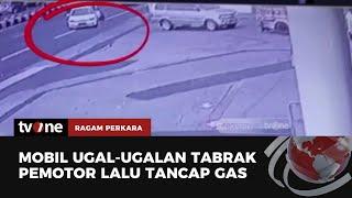 Terekam CCTV Mobil Ugal-ugalan Tabrak Motor  Ragam Perkara tvOne