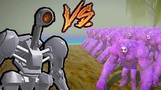 99 СЛЕНДИПУЗИКОВ ГИГАНТОВ VS ТЕРМИНАТОР  - Slendytubbies 3 Multiplayer Sandbox Песочница