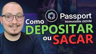  - Como DEPOSITAR ou SACAR da IMMUTABLE PASSPORT  IMMUTABLE zkEVM.