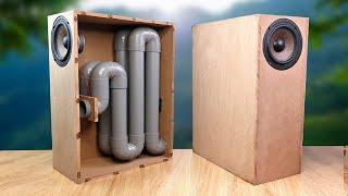 DIY Very Powerful Subwoofer with PVC pipe  powerful bass