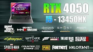 Lenovo LOQ  I5 13th Gen RTX 4050 - Test in 15 Games in mid 2024
