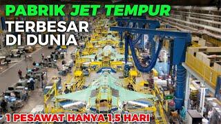 PROSES PRODUKSI JET TEMPUR F-35 Paling Canggih di Bumi‼️