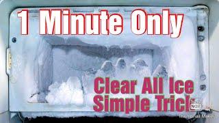 In Just One Minute How To Remove Ice From Your Fridge Freezer and From Car With a Towel