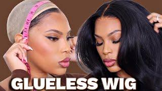 HOW TO MAAKE A GLUELESS WIG  ELASTIC BAND METHOD