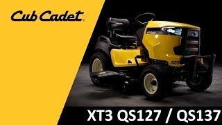 Садовые трактора Cub Cadet XT3 QS127  XT3 QS137 с боковым выбросом