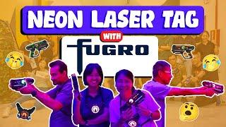 Exciting Indoor Neon Laser Tag with Fugro Subsea Technologies  FunEmpireStories