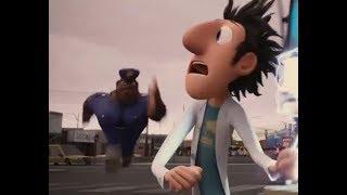 Officer Earl running Sonic mode MEME - Cloudy with a chance of Meatballs 2009