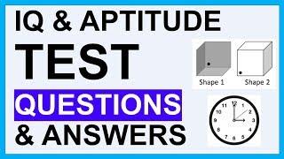 IQ AND APTITUDE TEST QUESTIONS AND ANSWERS How To Pass Psychometric Tests