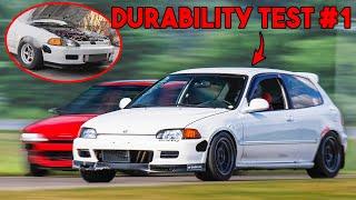 I Took My 10 Second Honda Civic Drag Car to the Road Course Will it Survive???