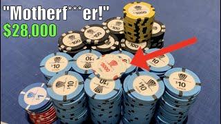 Rivering FULL HOUSE In ENORMOUS High Stakes ALL IN 3-bet Bluff-Shove For $14000 Poker Vlog Ep 255