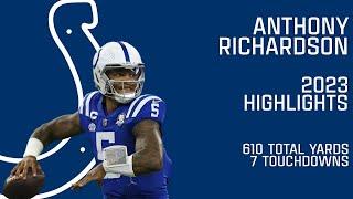 Anthony Richardson  2023 Highlights
