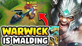 HOW TO MAKE WARWICK TOP ABUSERS HATE THEIR LIFE FT. RANK 1 TRYNDAMERE