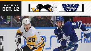 GAME RECAP Penguins at Maple Leafs 10.12.24  Malkin Reaches 1300 Points