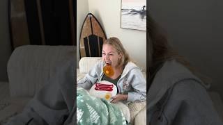 Pranking my fiancé with a gummy breakfast 