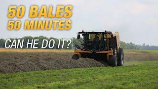 50 bales in 50 minutes