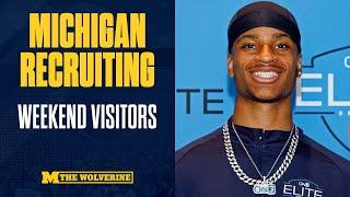 The 5 HIGHEST RANKED recruits visiting Michigan this weekend  #GoBlue