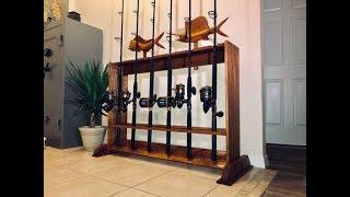 How To Make A Fishing Rod Rack DIY Rod Rack