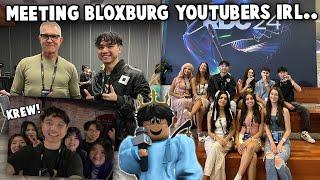 MEETING BLOXBURG YOUTUBERS IN REAL LIFE... AND I MET KREW