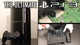 Building the Ultimate PS3 Backwards Compatible - De-lid CPUGPU 19-Blade Fan Fan Mod Case Mod.