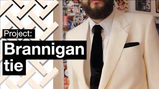 DIY the perfect formal tie from a charity shop dress