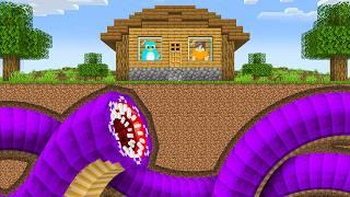 How To Build A Working House Eater Worm in Minecraft