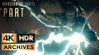 Zack Snyders Justice League  4K - HDR  - Darkseid vs Old Gods - Invasion of Earth ● Part 1 of 2 ●