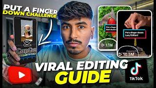 How I Edited Viral Put A Finger Down Videos + 60 Day TikTok Results Inside Video Editing Guide