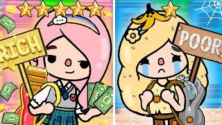 Rich and Poor School Challenge   Toca Life Story Toca Boca