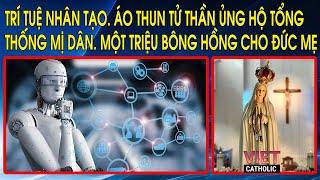 Áo thun Tử Thần ủng hộ Tổng thống mị dân Obrador. Một triệu bông hồng cho Đức Maria trong tháng 5