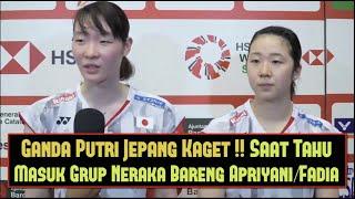 Ganda Putri Jepang Kaget  Saat Tahu Masuk Grup Neraka Bareng Apriyani Fadia di Olimpiade Paris 20