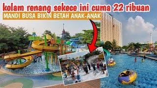 Buruan Kesini Cuma 22Rb Ada Kolam Busa  Kolam Renang Green lakeview waterpark Cimanggis Depok