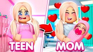 TEEN MOM PUTS BABY UP FOR ADOPTION IN ROBLOX BROOKHAVEN