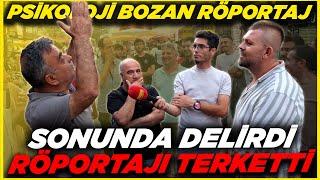 SONUNDA DELİRDİ RÖPORTAJI TERKETTİ PSİKOLOJİ BOZAN RÖPORTAJ...  Sokak Röportajları