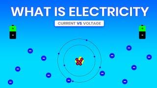 How Electricity Works  Electricity Explained Simply  Current vs Voltage 