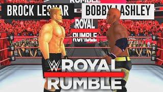 WR3D 2K22 Brock Lesnar vs Bobby Lashley Royal Rumble 2022 Prediction