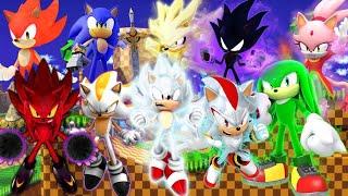 Sonic Battle MUGEN  All Sonic Forms Last MUGEN Video