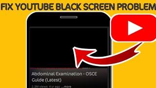 YouTube video shows black screen and audio only how to fix black screen on YouTube video