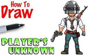 How to Draw Players Unknown Battleground Character