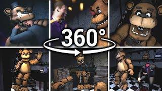 360° Freddy Fazbear Compilation - Five Nights at Freddys VR Help Wanted SFM