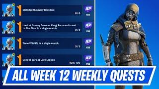 Fortnite Week 12 Quests Guide - How to complete Week 12 Weekly Challenges in Chapter 3 Season 3