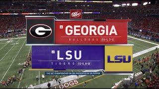 2019 SEC Championship Game  #2 LSU vs #4 Georgia