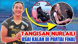 NURLAILI KUSUMA TIDAK KUASA MENAHAN TANGISNYA USAI KALAH DIPARTAI FINAL PROLIGA 2024