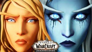 Uther Enters Sylvanas Cinematic Arthas Battles Sylvanas Dragonflight Lore