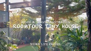 Australien Vlog #2 - Roomtour Tiny House und Ausflug zum South Beach in Perth  Work & Travel 2023
