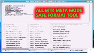 Read Dump preload or Rest Passwordpatterned frp bypass  MTK Meta Utility v33