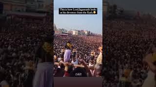 The view from Nandighosha the Rath of Lord Jagannath ️ Goosebumps  #gkd