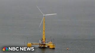 Univ. of Maine engineers test floating offshore wind infrastructure