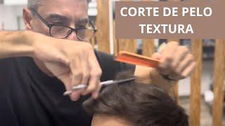 CORTE DE PELO TEXTURIZADO Y PEINADO CON CERA