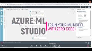 Azure ML Studio #1Train Machine Learning model