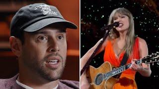 Scooter Braun REACTS to Taylor Swift Singing Diss Tracks About Him Onstage During Eras Tour Mashup